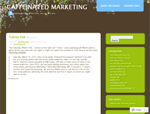 Tablet Screenshot of caffeinatedmarketing.com